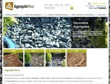 Tablet Screenshot of aggregateshop.com